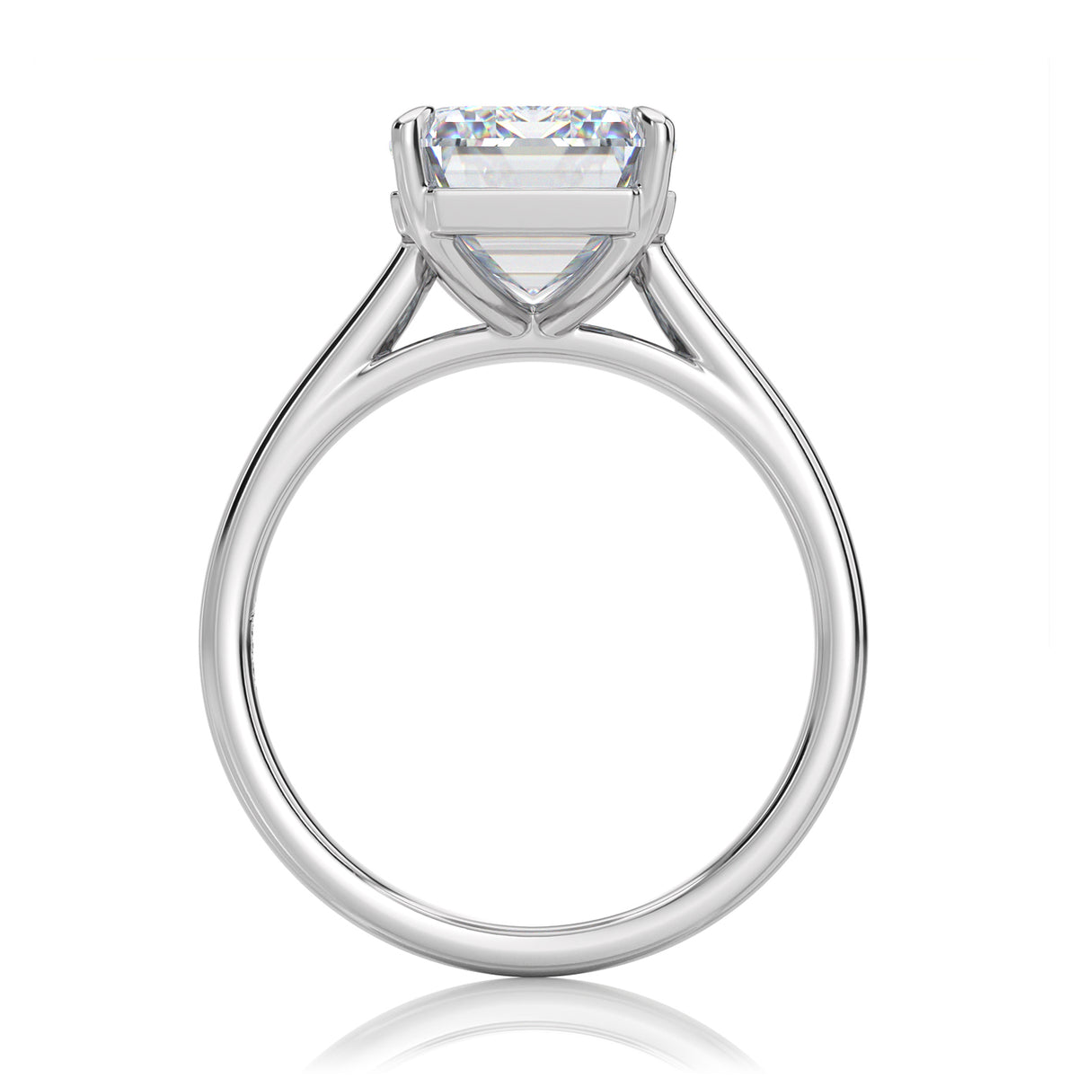 Inel de Logodnă – Diamant de Laborator Emerald Simplicity