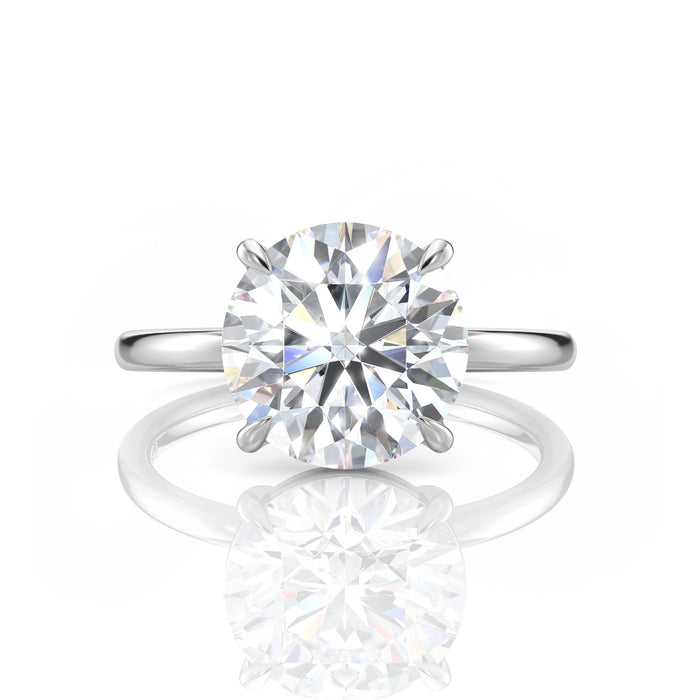 Inel de Logodnă – Diamant de Laborator Rotund Simplicity