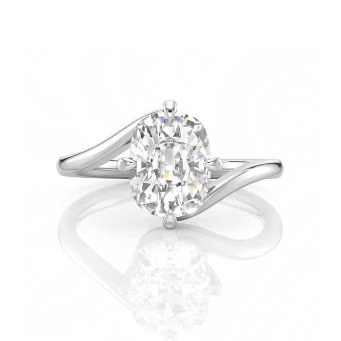 Inel de Logodnă – Diamant de Laborator Elongated Cushion Rapture