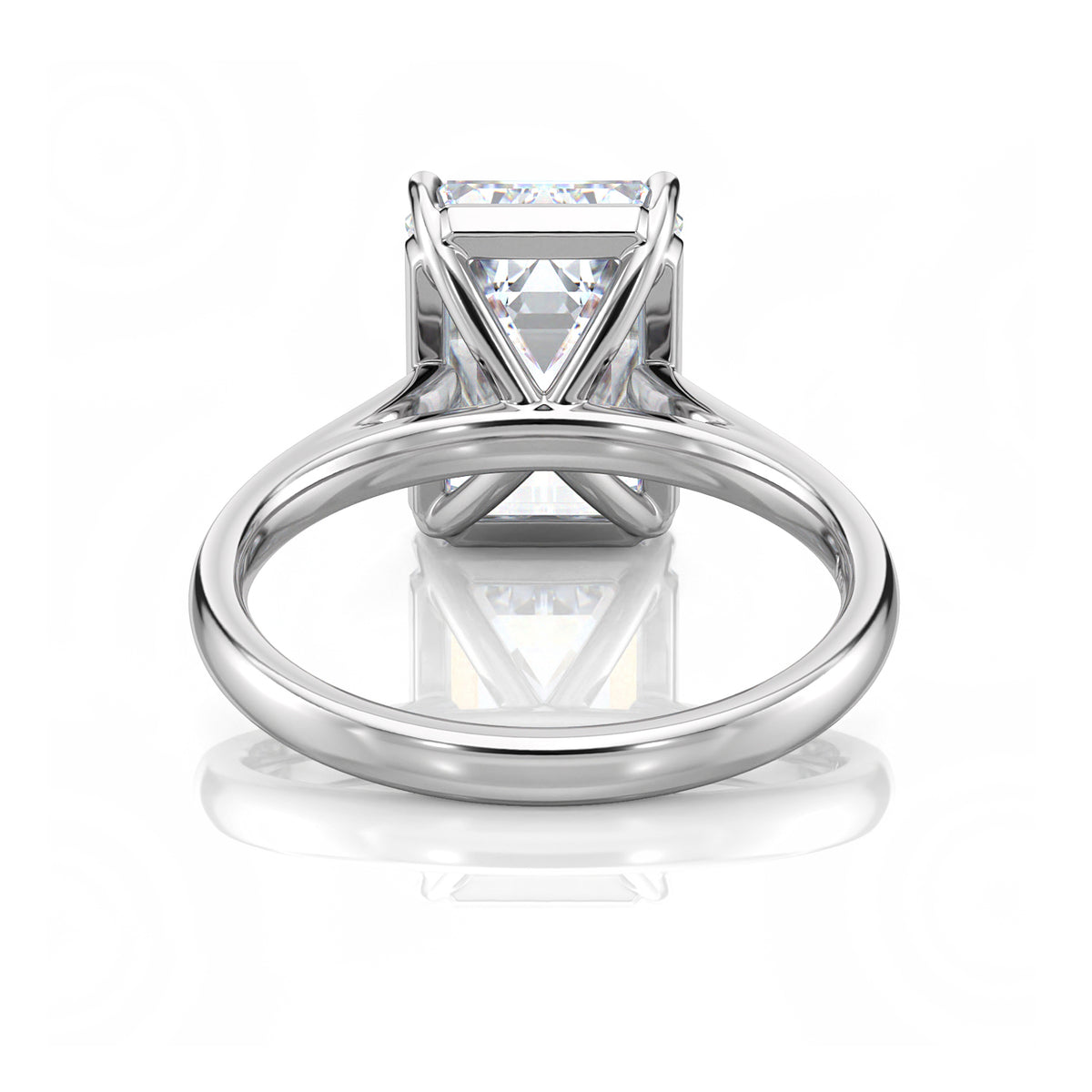 Inel de Logodnă – Diamant de Laborator Emerald Simplicity