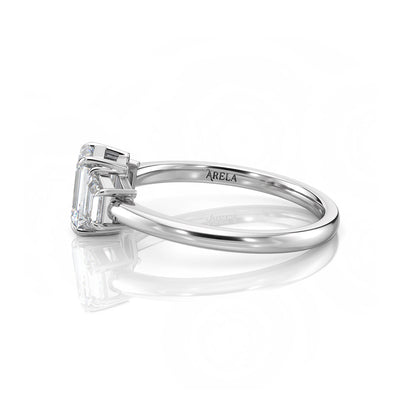 Inel de Logodnă – Diamant de Laborator Emerald Trilogy