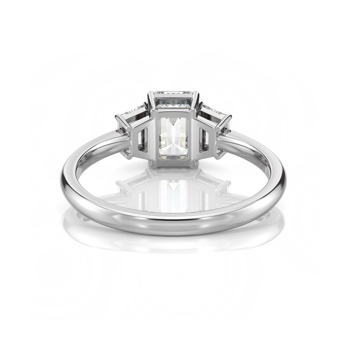 Inel de Logodnă – Diamant de Laborator Emerald Trilogy