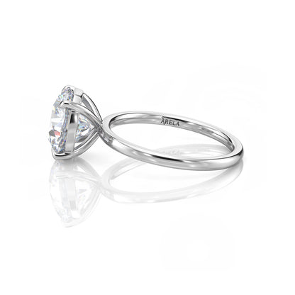 Inel de Logodnă – Diamant de Laborator Rotund Simplicity