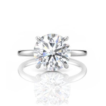 Inel de Logodnă – Diamant de Laborator Rotund Simplicity