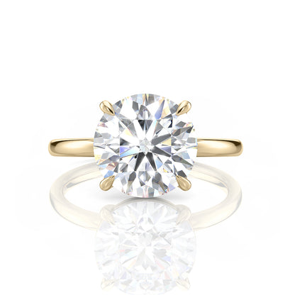 Inel de Logodnă – Moissanite Rotund Simplicity
