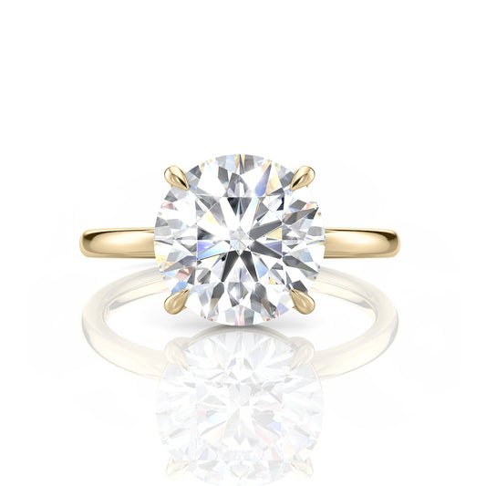 Inel de Logodnă – Moissanite Rotund Simplicity