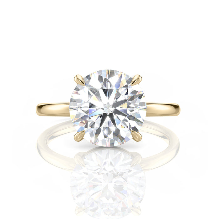Inel de Logodnă – Moissanite Rotund Simplicity
