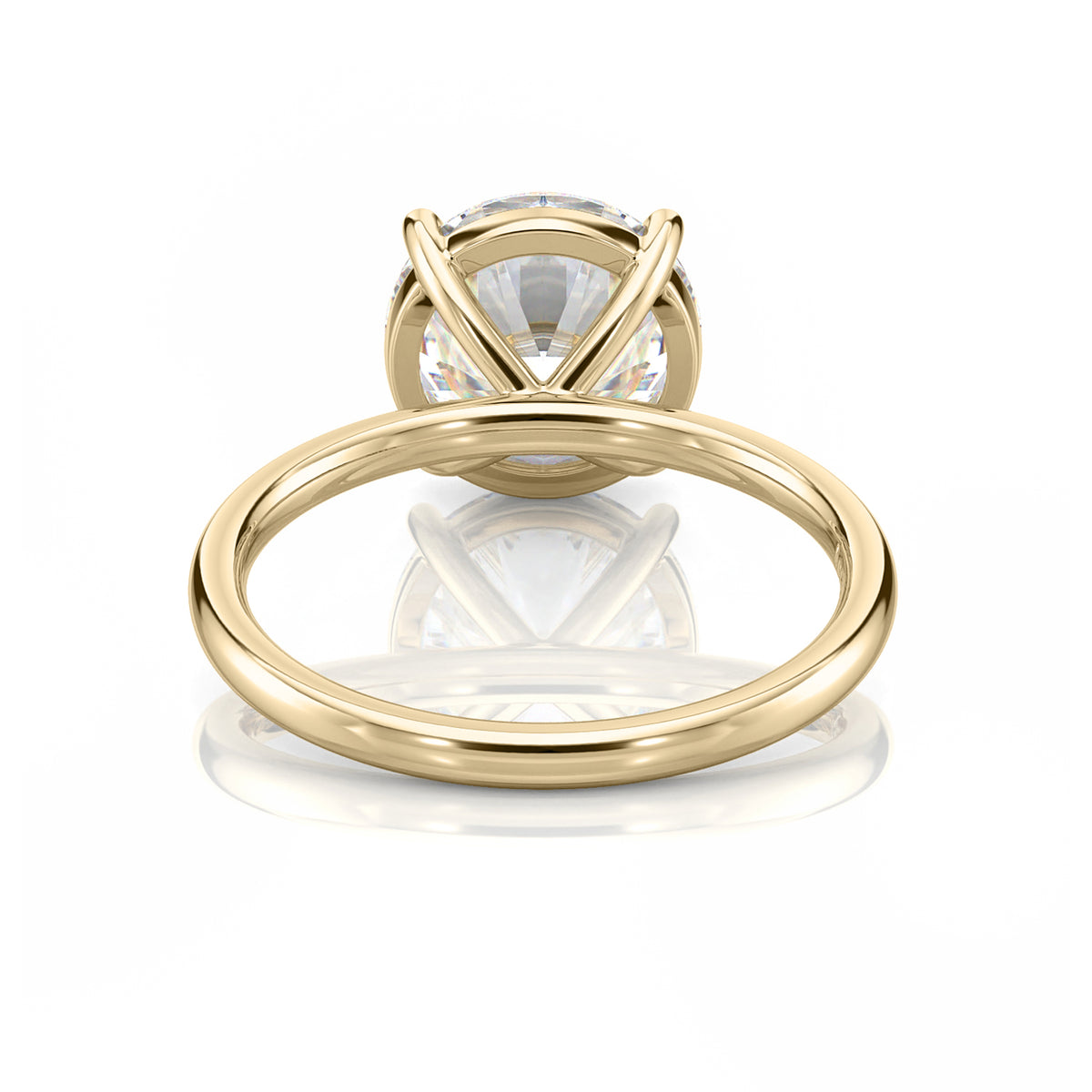 Inel de Logodnă – Moissanite Rotund Simplicity