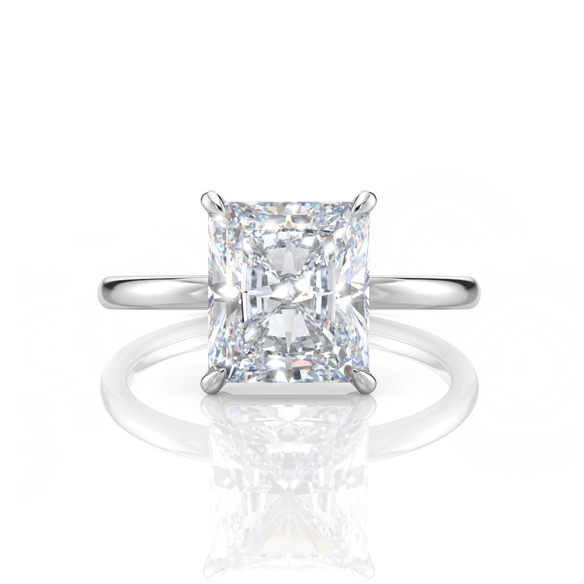 Inel de Logodnă – Diamant de Laborator Radiant Simplicity
