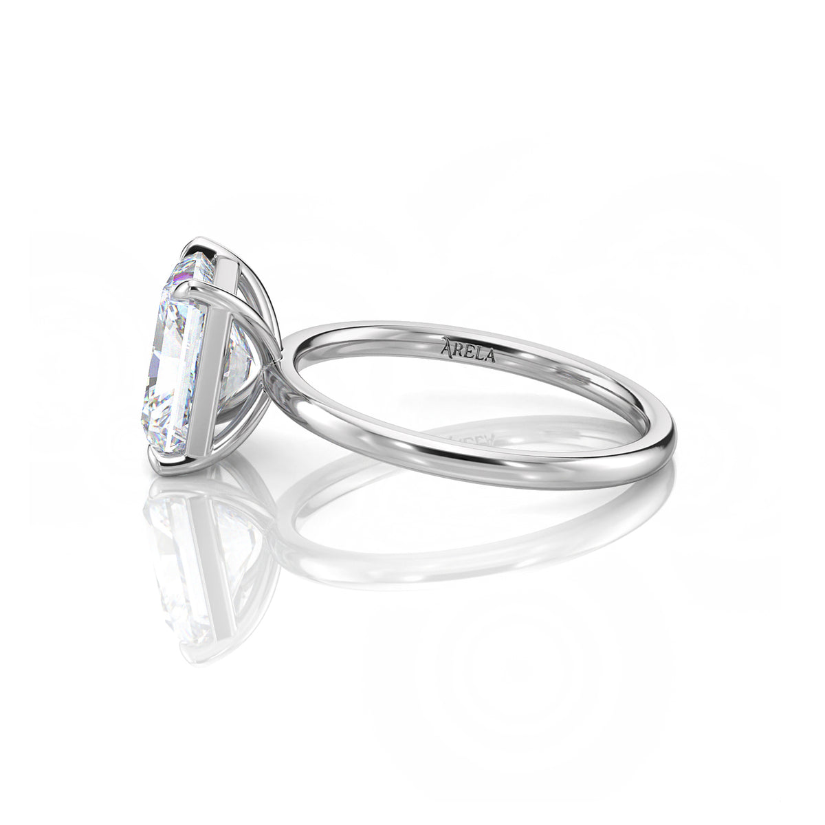 Inel de Logodnă – Diamant de Laborator Radiant Simplicity