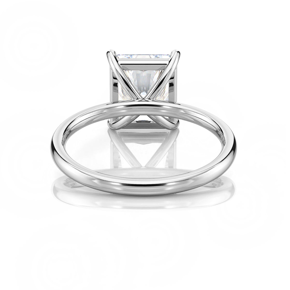 Inel de Logodnă – Diamant de Laborator Radiant Simplicity