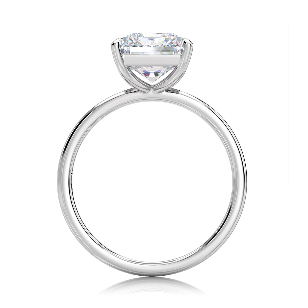 Inel de Logodnă – Diamant de Laborator Radiant Simplicity