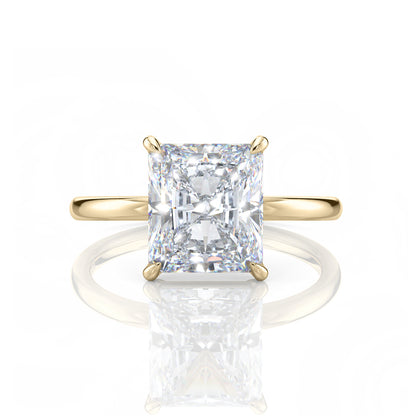 Inel de Logodnă – Moissanite Radiant Simplicity