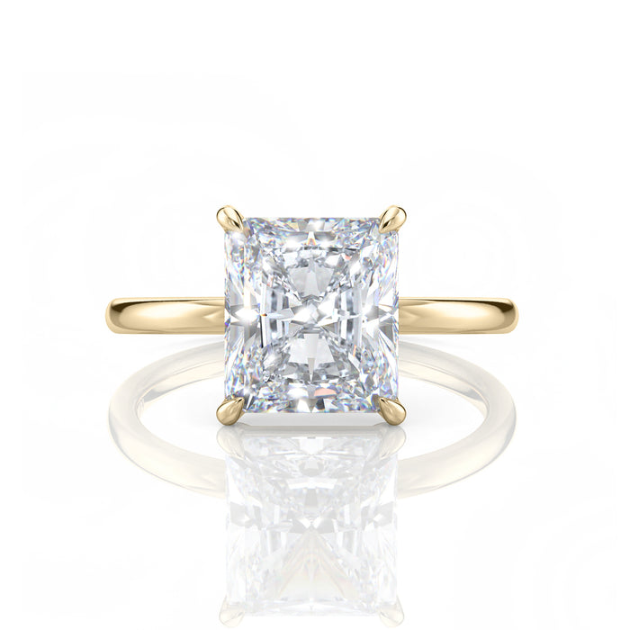 Inel de Logodnă – Moissanite Radiant Simplicity