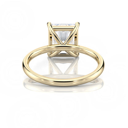 Inel de Logodnă – Moissanite Radiant Simplicity
