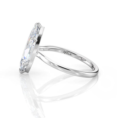 Inel de Logodnă – Diamant de Laborator Marquise Simplicity
