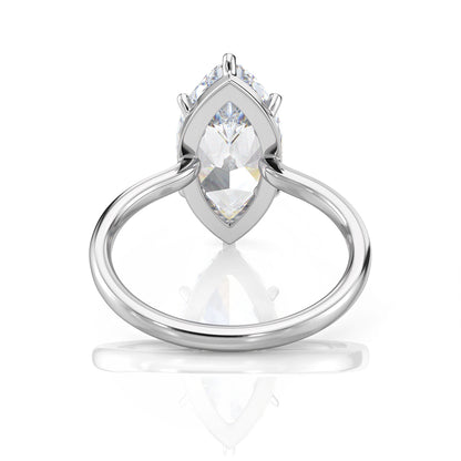 Inel de Logodnă – Diamant de Laborator Marquise Simplicity