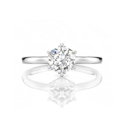Inel de Logodnă – Diamant de Laborator Hexagon Simplicity