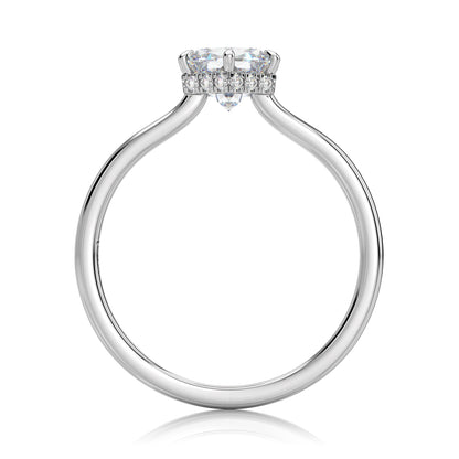 Inel de Logodnă – Diamant de Laborator Hexagon Simplicity
