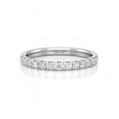 Inel Eternity diamant de laborator aur alb