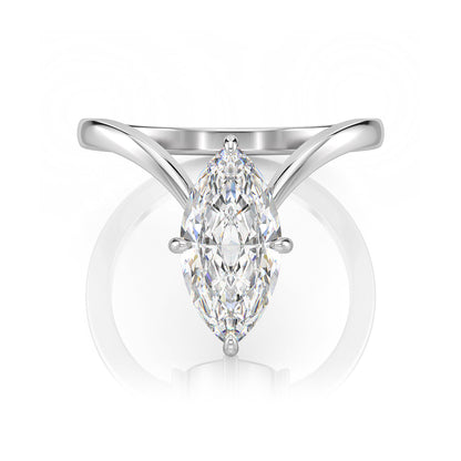 Inel de Logodnă – Diamant de Laborator Marquise Vivienne