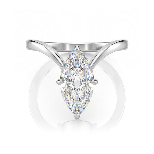Inel de Logodnă – Diamant de Laborator Marquise Vivienne