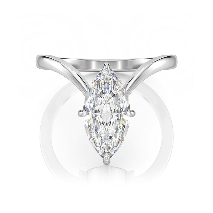 Inel de Logodnă – Diamant de Laborator Marquise Vivienne