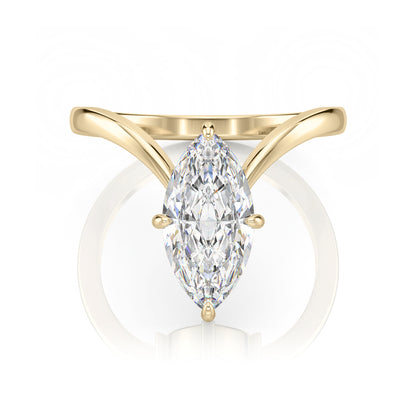 Inel de Logodnă – Moissanite Marquise Vivienne