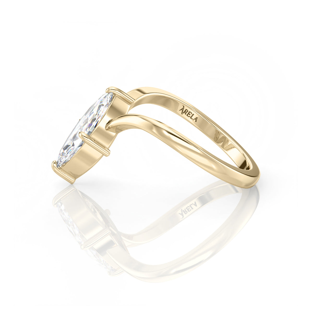 Inel de Logodnă – Moissanite Marquise Vivienne