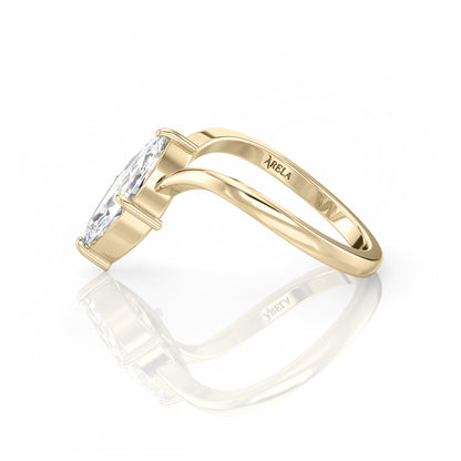Inel de Logodnă – Moissanite Marquise Vivienne