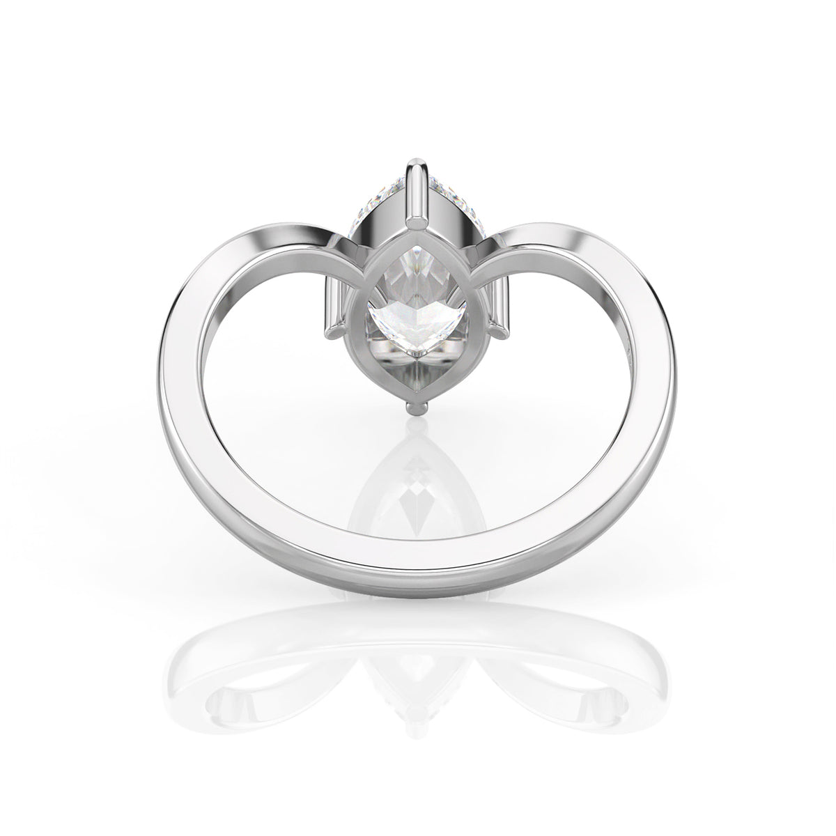 Inel de Logodnă – Diamant de Laborator Marquise Vivienne