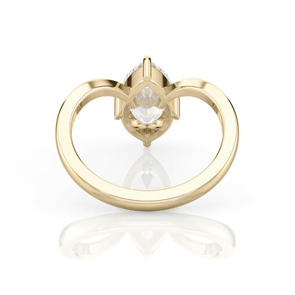 Inel de Logodnă – Moissanite Marquise Vivienne