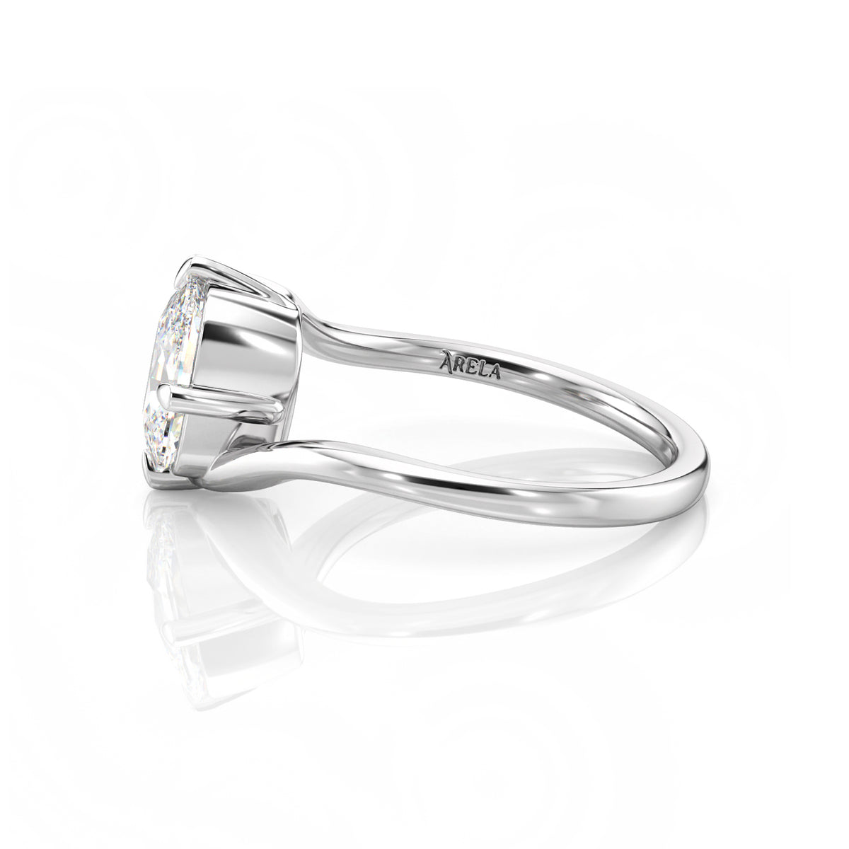 Inel de Logodnă – Diamant de Laborator Elongated Cushion Rapture
